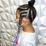 Kid's Box Braids - S/medium (Mid-back length) (10yrs & under)