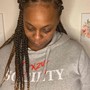 Knotless braids medium singles