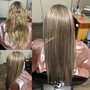 Application hair Extensions Keratin