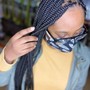 Protective Knotless Single Tree Braids (small full boho)