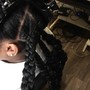 Small Boho Knotless Braids