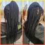 Kid's Knotless Med. Braids