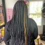 Large Two Buns Stitch Braids