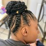 Provided Hair for Braids