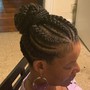 Provided Hair for Braids