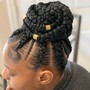 Large Midback Knotless Braids