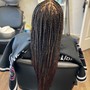 Small knotless Box Braids