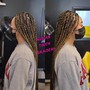 Men's cornrows (straight back)