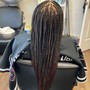 Small knotless Box Braids