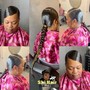 Sleek ponytail (braid)