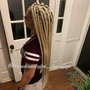 New Customized braided lace wig