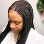 Individual braids touch up