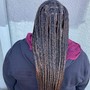 Bohemian Small/medium Knotless Braids