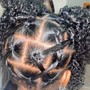 4 Braids - Natural Hair