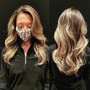 Balayage medium hair