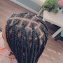 Small knotless braids