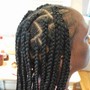 Large Knotless Individual Braids