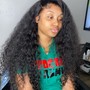 Flat Iron (Curly Hair)