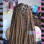 Large Knotless Braids