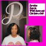 Lace Frontal Sew In hair not provid