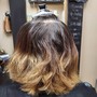 Balayage short hair