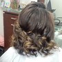 Pin curl/ Dubi with pins