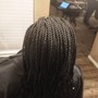 Senegalese twist small midback