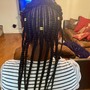 Medium Knotless Braids (Mid back length)