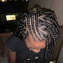 Med/lrg Plaits(braids or twists)