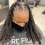 Men Invisible Loc Look Style (Medium Length)