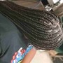 Knotless Individual Braids (mid to lower back