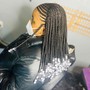 Small Tribal w/Smedium Box Braids-Waist Length