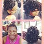 Updo natural hair