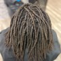 Full Head Starter Locs Short