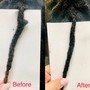 Short locs-Dreadlock wash, retwist and simple style