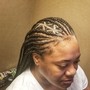 Kid's single braids 8-12