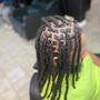 Full Head Starter Locs Short