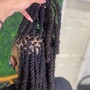 Island  twist ( waist length)