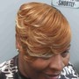 Perm, All Over Color, Deep Conditioning Treatment, Transitioning Cut, Feathering, Travel Fee, Style, Women's Cut