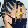 Cornrows w/Crochet back