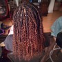 Flat Twists with natural hair