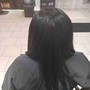 Shampoo and conditioner blow dry consultation