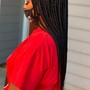 Jumbo knotless Box Braids