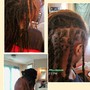 Cornrows with extensions