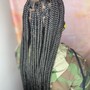 Bob Length Bohemian Knotless Braids