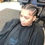 Wig braid down