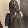 Large Box Braids(mid-back)