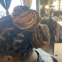 Dreadlocks latch stitch