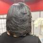 Blowout on fine hair