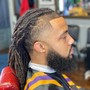 Men's Haircut w/ Full Beard Service (includes beard wash) and Hot Towel Treatment